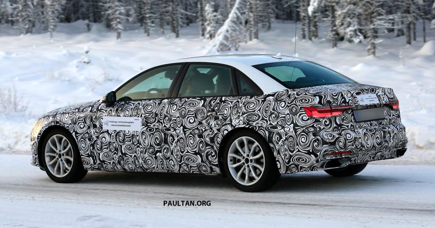 SPIED: Audi A4 Sedan, Avant facelift seen cold testing 903493
