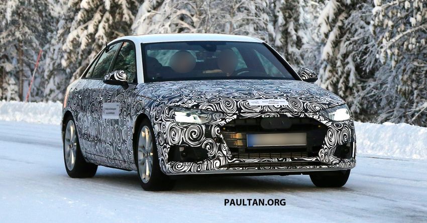 SPIED: Audi A4 Sedan, Avant facelift seen cold testing 903477