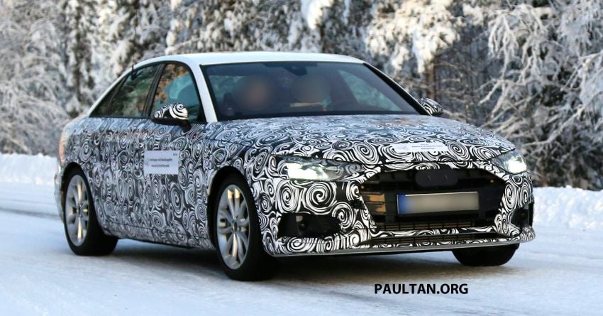 SPIED: Audi A4 Sedan, Avant facelift seen cold testing 903478
