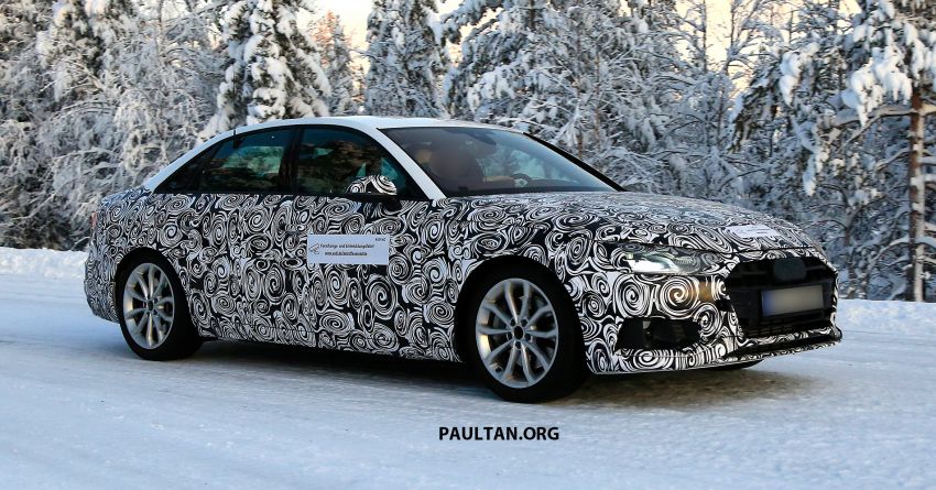 SPIED: Audi A4 Sedan, Avant facelift seen cold testing 903479