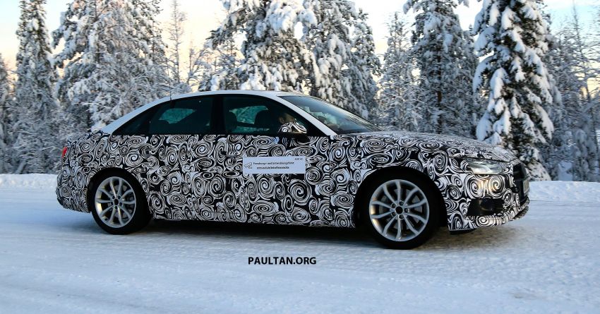 SPIED: Audi A4 Sedan, Avant facelift seen cold testing 903480