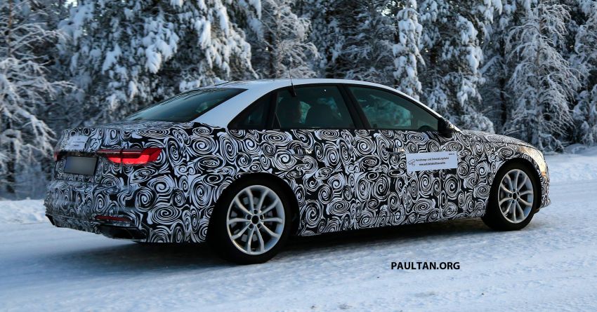 SPIED: Audi A4 Sedan, Avant facelift seen cold testing 903483