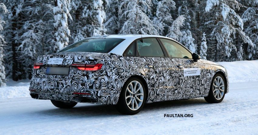 SPIED: Audi A4 Sedan, Avant facelift seen cold testing 903484