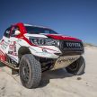 Toyota enters three racing Hilux trucks in 2019 Dakar