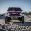 Toyota enters three racing Hilux trucks in 2019 Dakar