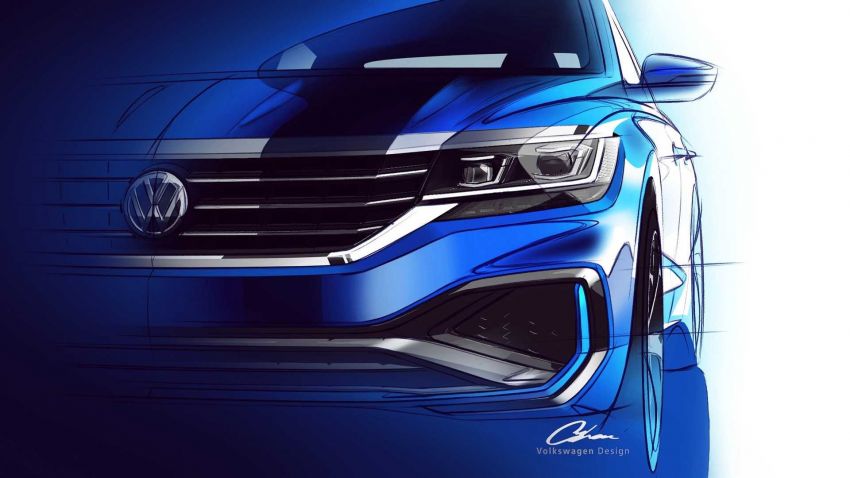 VW Passat generasi baharu pasaran AS – <em>teaser</em> di siar, guna platform & enjin sedia ada, muncul Jan 2019 902216