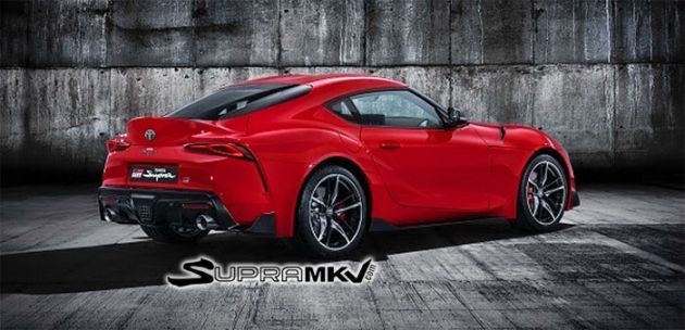 A90 Toyota Supra revealed without any camouflage