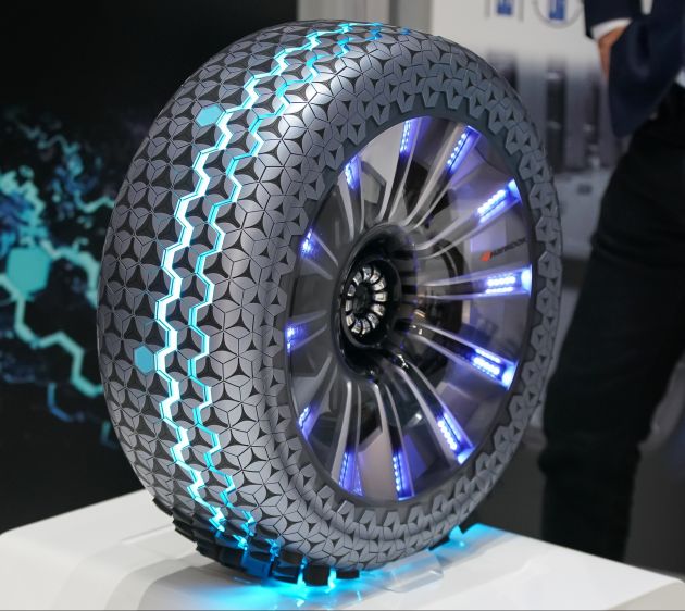 Hankook tunjukkan dua konsep tayar masa hadapan