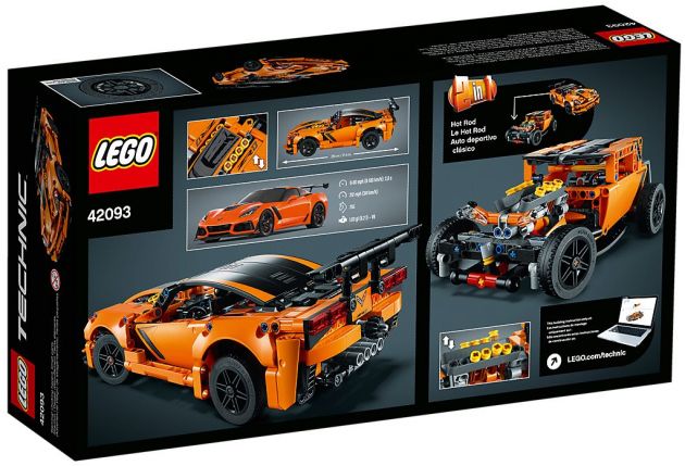 Lego Technic Chevrolet Corvette ZR1 revealed – 579 pieces, moving V8, alternate hot rod model, RM210