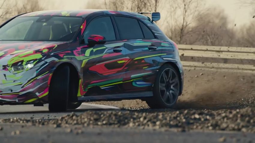 New Mercedes-AMG A45 gets teased with drift mode? 904421