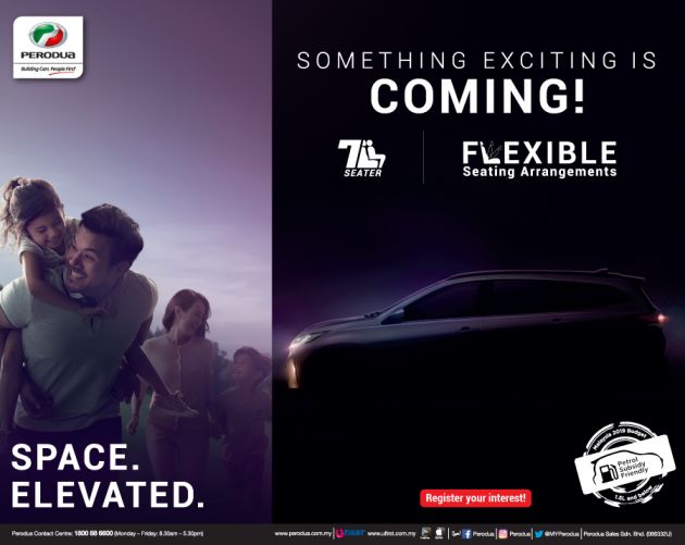 Perodua releases ads, teaser for new 7-seater SUV