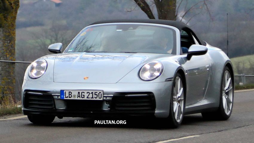 SPYSHOTS: Porsche 992 Cabriolet almost undisguised 903272
