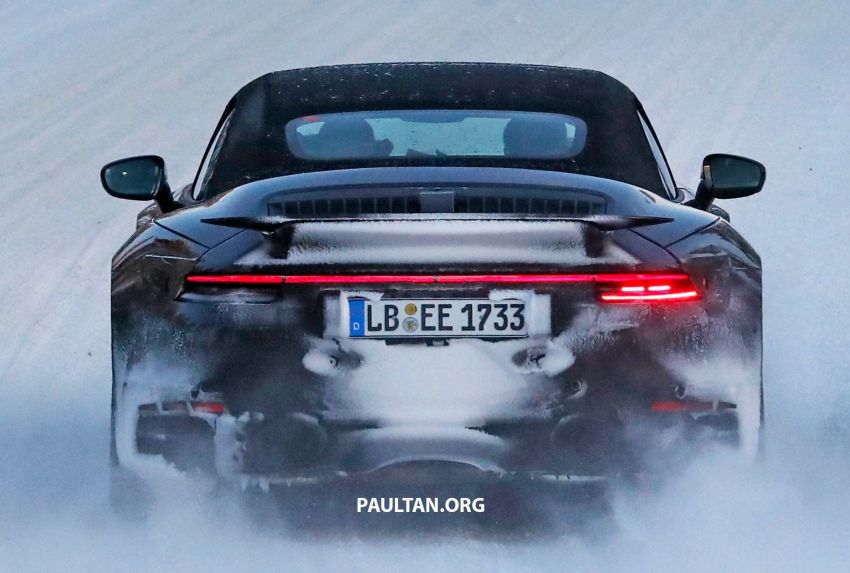 SPYSHOTS: Porsche 992 Turbo Cabrio seen testing 899566