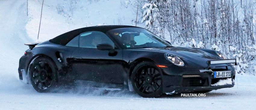 SPYSHOTS: Porsche 992 Turbo Cabrio seen testing 899547