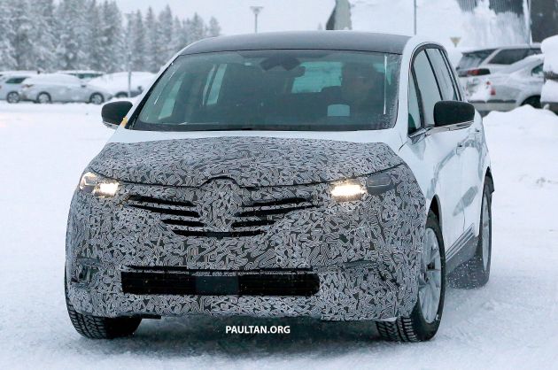 SPYSHOTS: Renault Espace facelift spotted testing