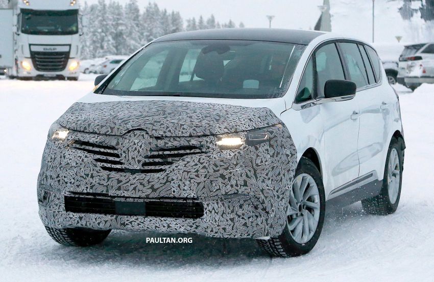 SPYSHOTS: Renault Espace facelift spotted testing 902067