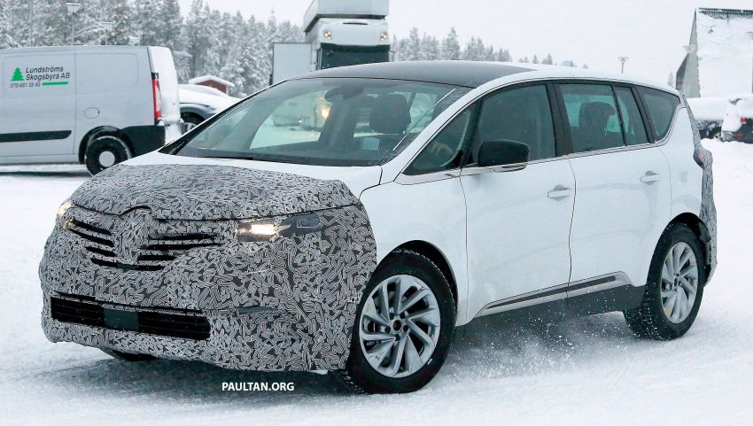 SPYSHOTS: Renault Espace facelift spotted testing 902068