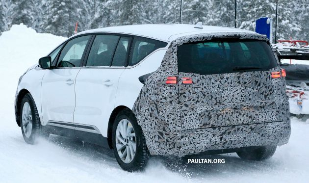 SPYSHOTS: Renault Espace facelift spotted testing