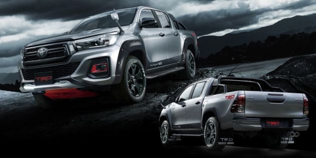 Toyota Hilux Black Rally Edition, alatan TRD didedah