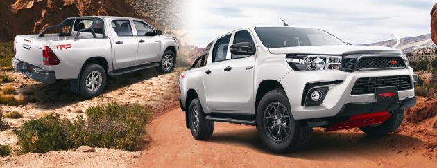 Toyota Hilux Black Rally Edition, TRD parts revealed