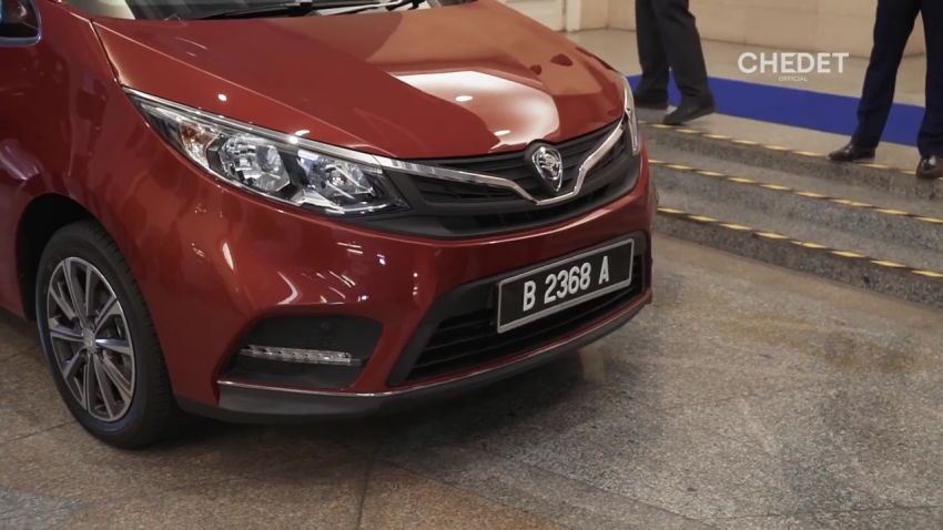 2019 Proton Iriz facelift reveals itself to Tun Mahathir 917206