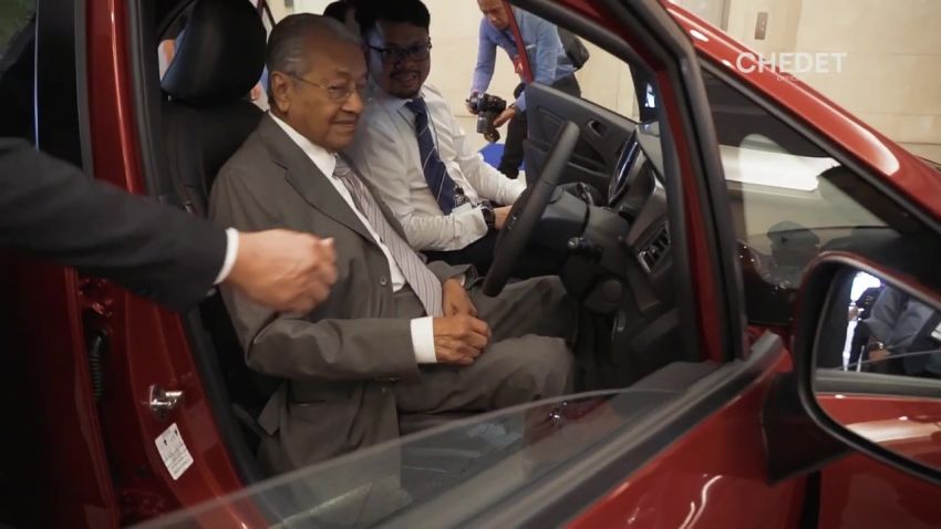2019 Proton Iriz facelift reveals itself to Tun Mahathir 917209