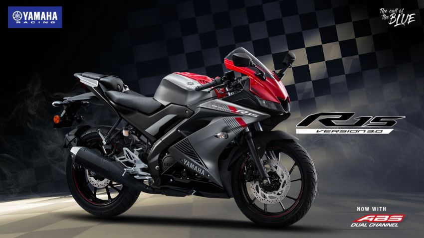 2019 Yamaha YZF-R15 V 3.0 with two-channel ABS on sale in India – pricing from 139,000 rupees (RM8,077) 909251