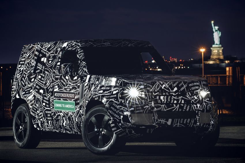 Land Rover Defender 2020 – video <em>teaser</em> disiar 907625