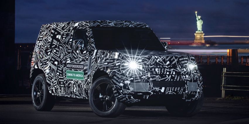 Land Rover Defender 2020 – video <em>teaser</em> disiar 907624