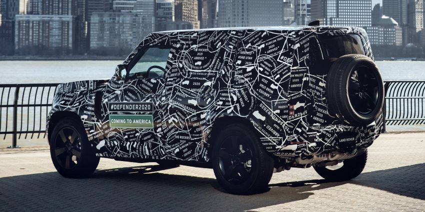 Land Rover Defender 2020 – video <em>teaser</em> disiar 907620