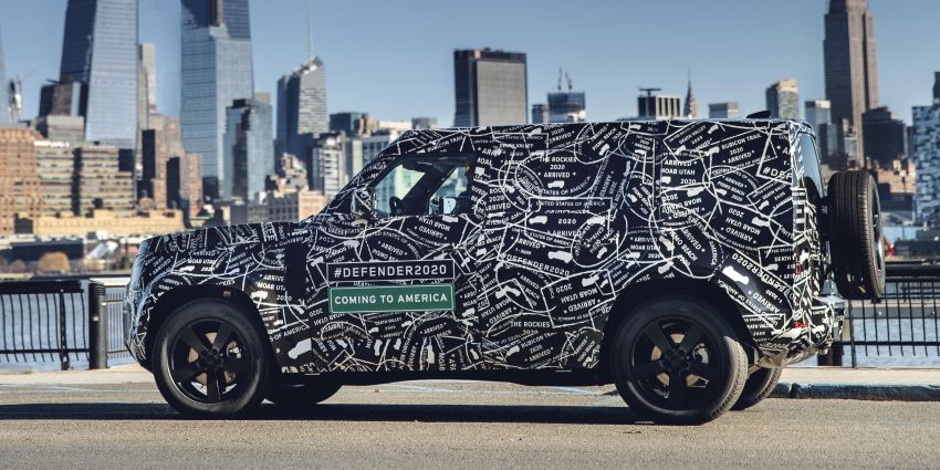Land Rover Defender 2020 – video <em>teaser</em> disiar 907617