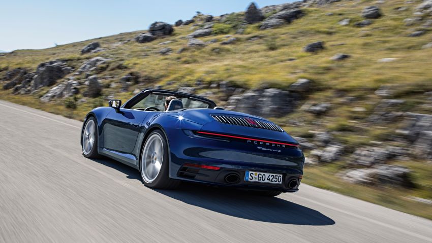 New Porsche 911 Cabriolet revealed, the open-top 992 908115