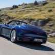 Porsche 911 Cabriolet baru, siri 922 bumbung terbuka