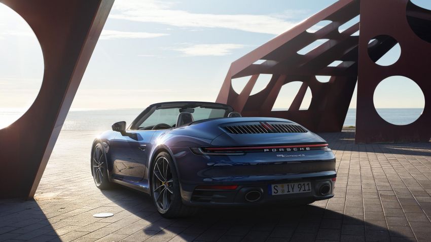 New Porsche 911 Cabriolet revealed, the open-top 992 908169