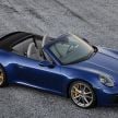 Porsche 911 Cabriolet baru, siri 922 bumbung terbuka