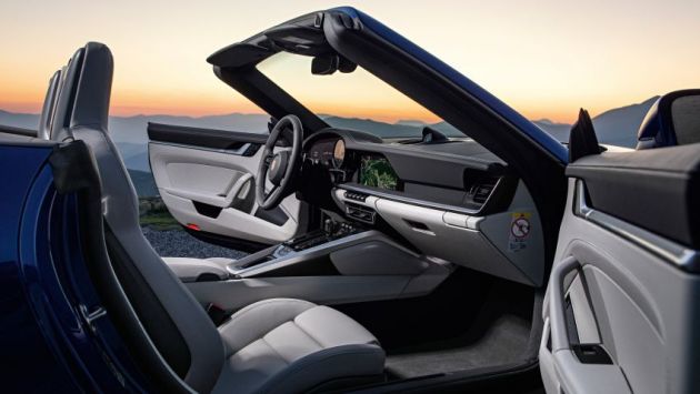 Porsche 911 Cabriolet baru, siri 922 bumbung terbuka