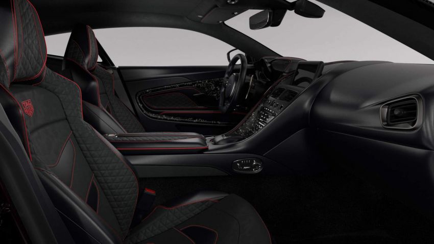 Aston Martin DBS Superleggera Tag Heuer Edition – 50 units only, Monaco Black paint, limited edition watch 914402