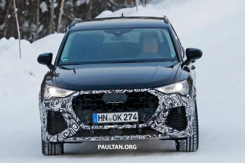 SPYSHOTS: Audi RS Q3 spotted running winter tests 908004