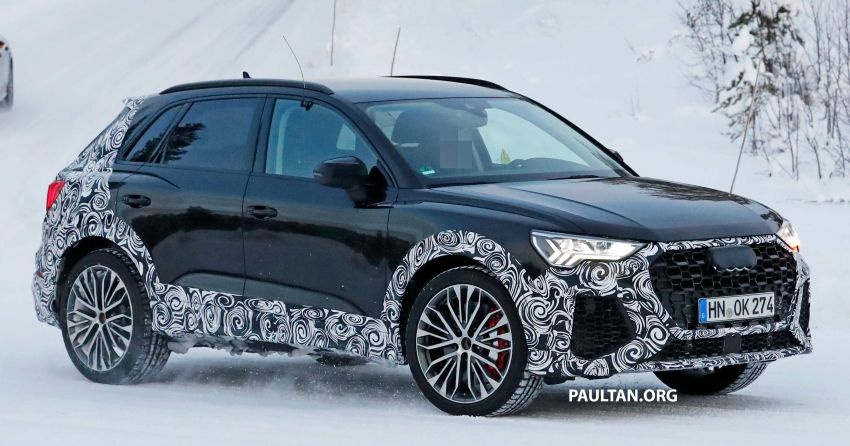 SPYSHOTS: Audi RS Q3 spotted running winter tests 908007