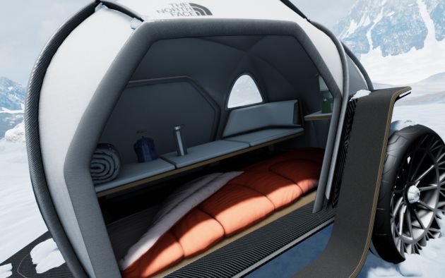 BMW dan The North Face bekerjasama hasilkan kabin khas untuk tunjukkan fabrik berteknologi tinggi
