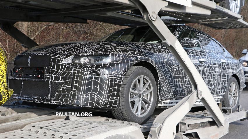 SPIED: BMW i4 electric sedan seen for the first time 916122