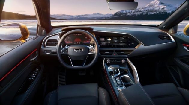 Geely FY11 – gambar rekaan kabin SUV coupe didedah