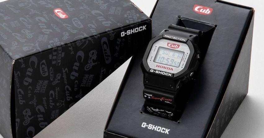 Honda Super Cub x G-Shock – terhad 1,000 unit sahaja 906286