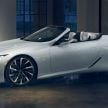 Lexus LC Convertible confirmed for production, camouflaged prototype makes Goodwood FOS debut