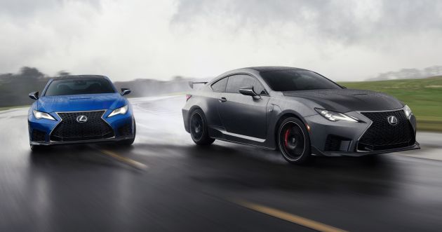 Lexus RC F facelift revealed with new Track Edition