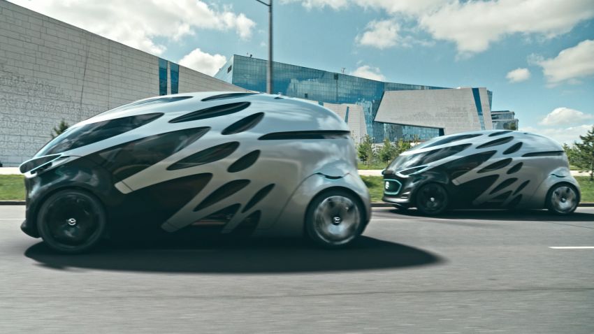 Mercedes-Benz Vision Urbanetic – badan boleh tukar untuk angkut barang atau orang, bergerak sendiri 907597