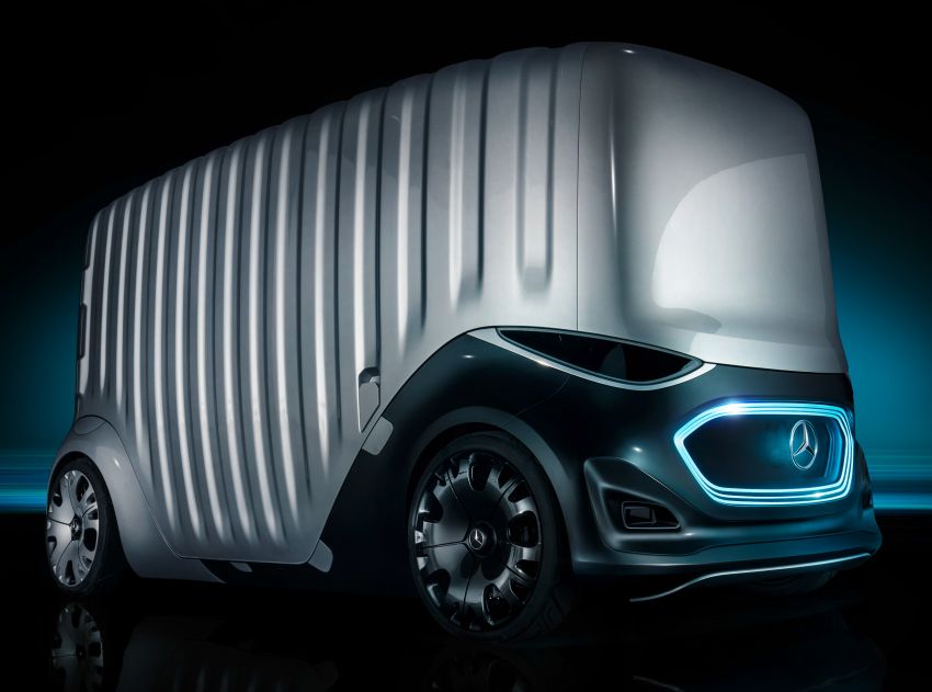 Mercedes-Benz Vision Urbanetic – badan boleh tukar untuk angkut barang atau orang, bergerak sendiri 907602