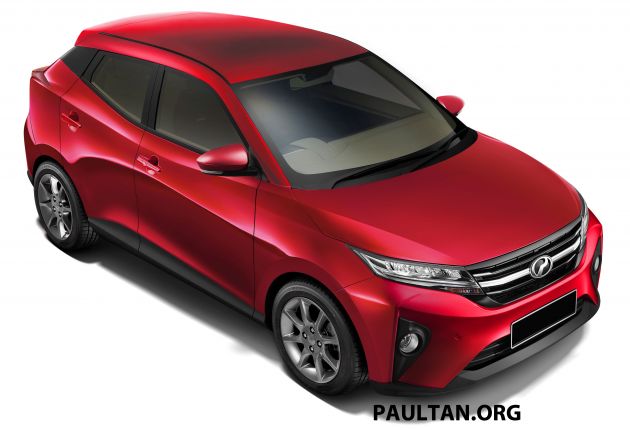 Next-gen Perodua Axia rendered based on X-Concept