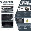 Perodua Aruz – perincian aksesori katalog GearUp
