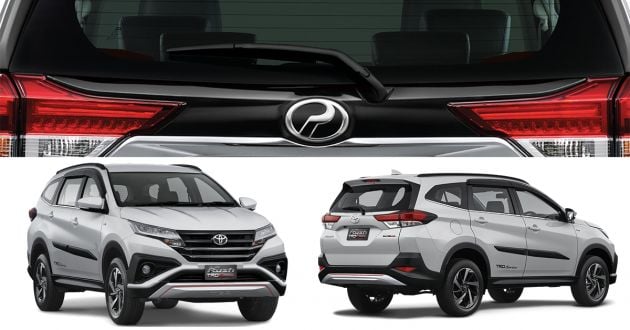 Perodua Aruz – apa beza dengan Toyota Rush?